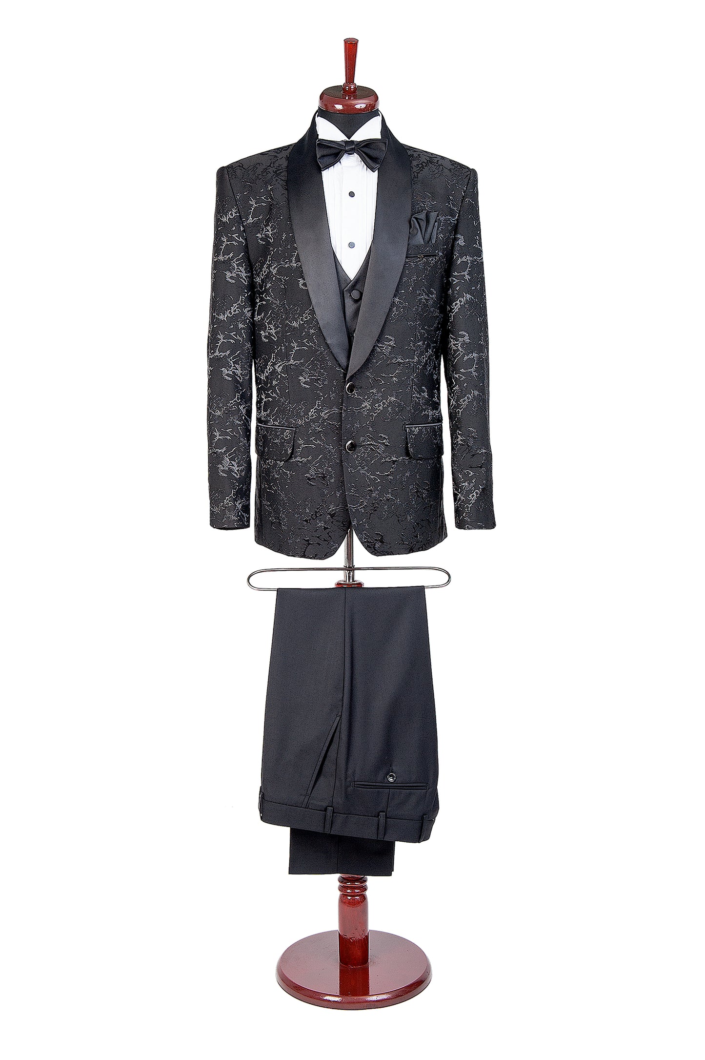 Costum ceremonie cu detalii negre