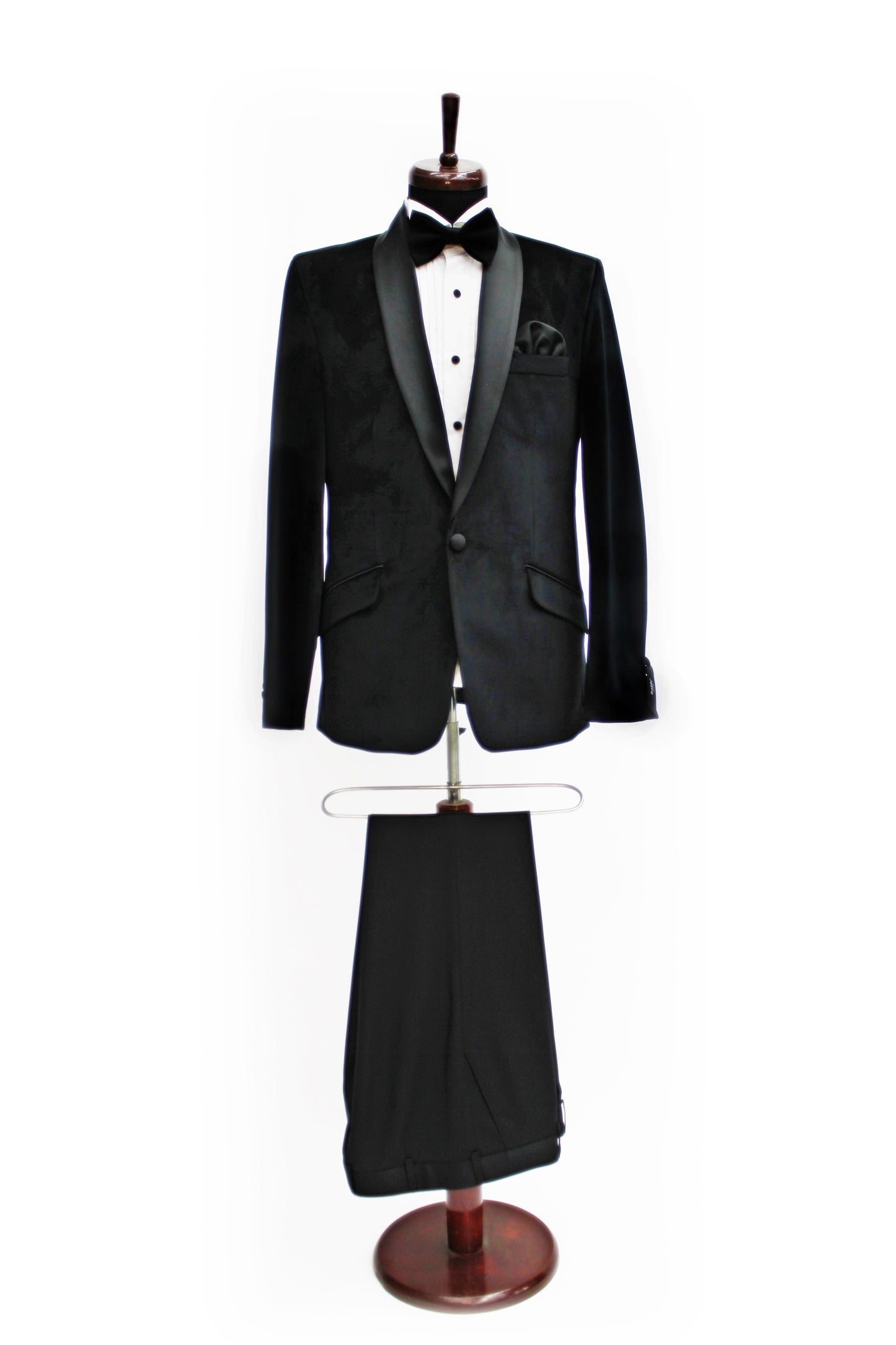 Costum ceremonie catifea negru