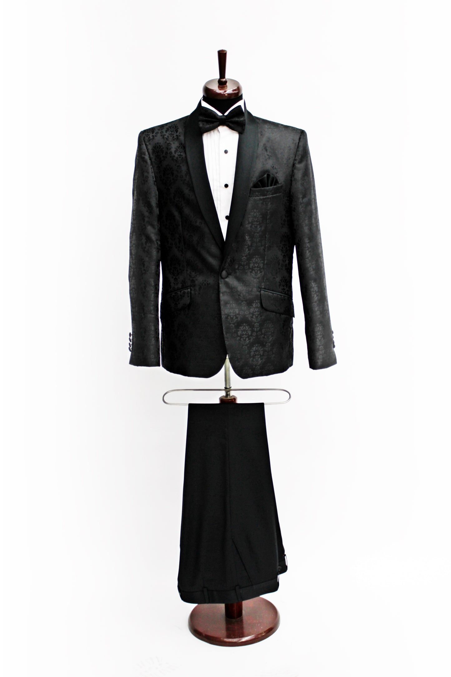 Costum ceremonie cu rever satinat
