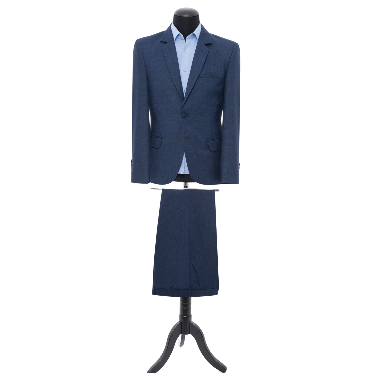 Costum slim albastru