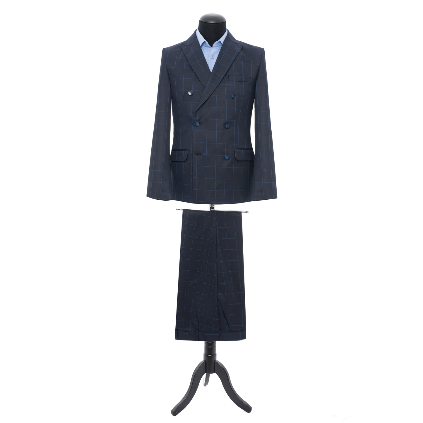 Costum slim la 2 randuri de nasturi